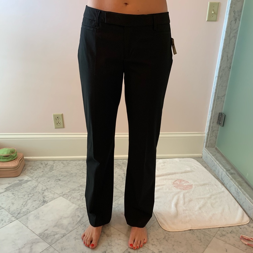 gap “modern fit” black trouser pant